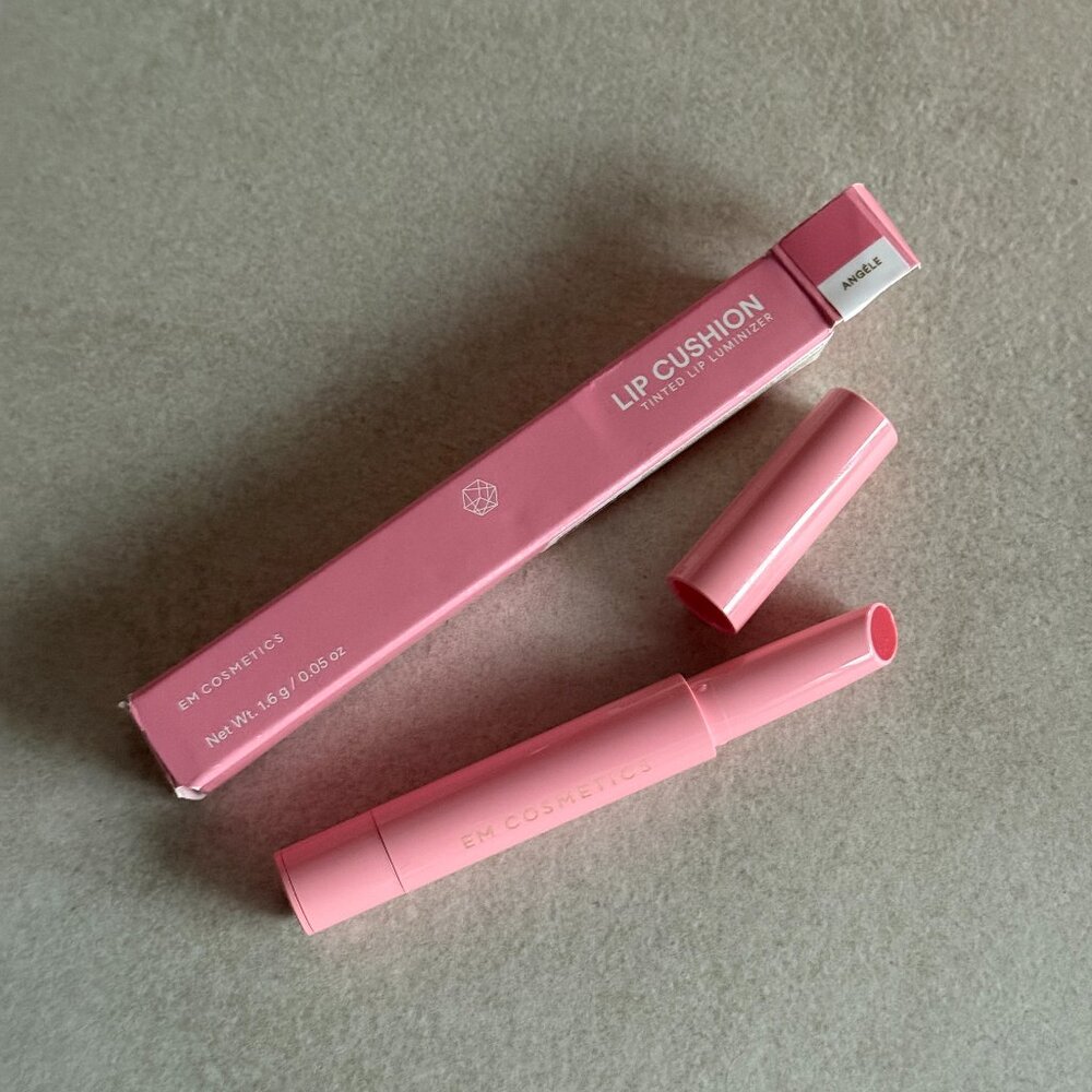 EM Cosmetics Lip Cushion Tinted Lip Luminizer Angel Pink New
